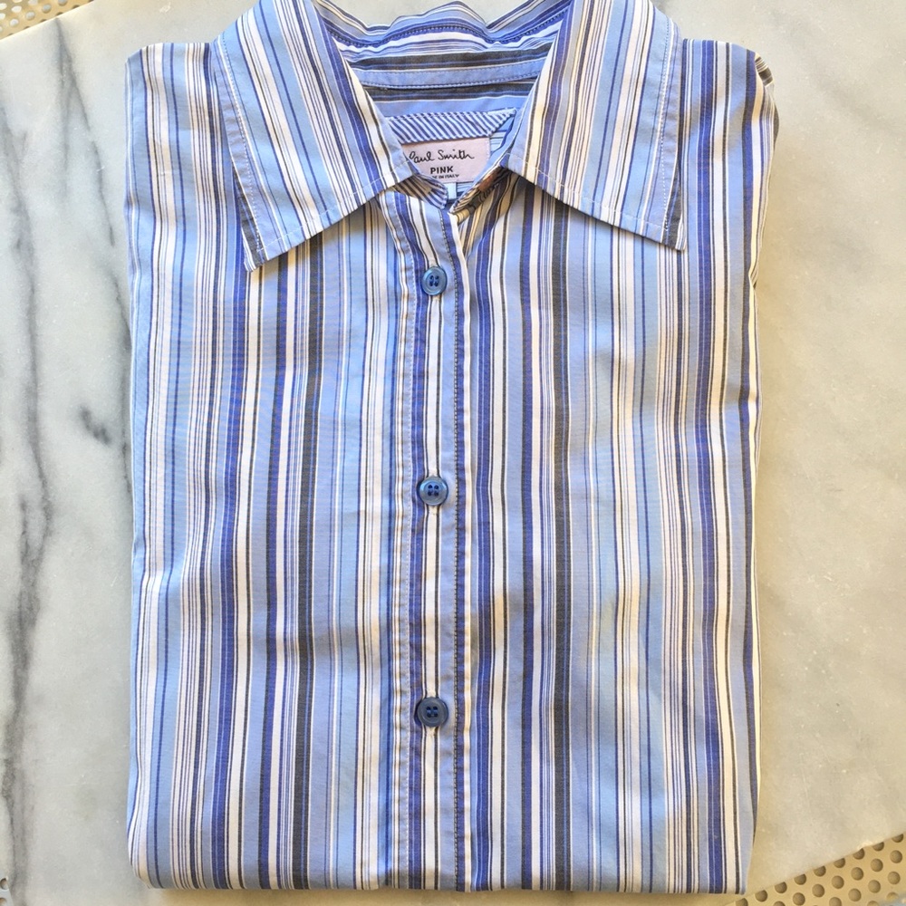 Paul Smith PINK button down cotton shirt
